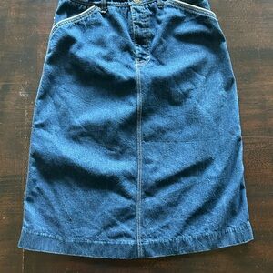 Bill Blass Blue Knee-Length Pencil Skirt